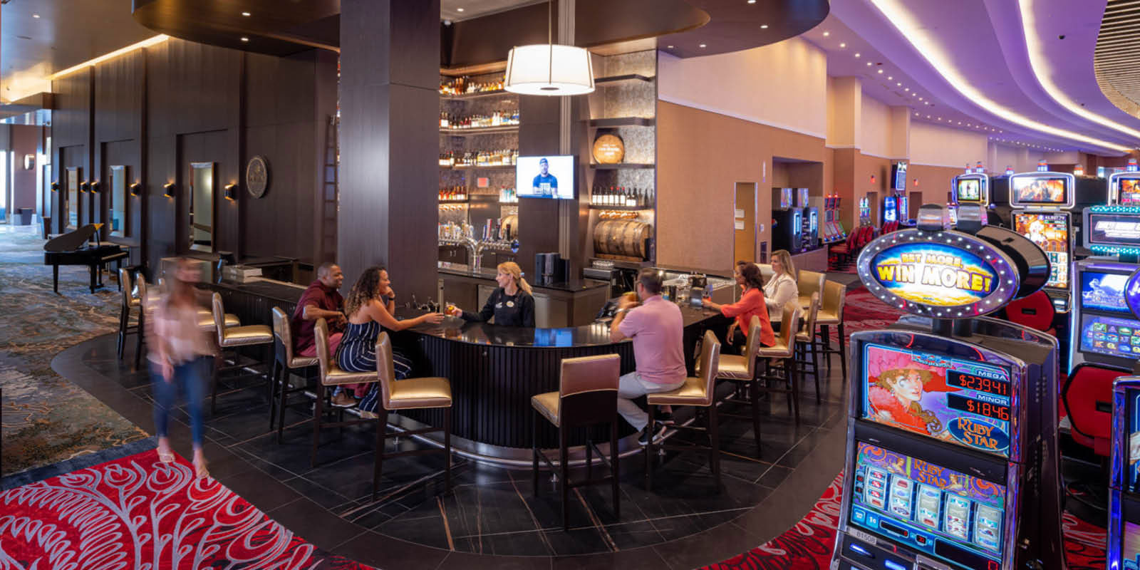 Charred Oak Bar at Southland Casino Hotel